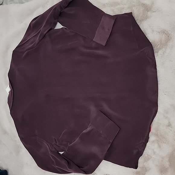 NWT Eileen Fisher Medium collar shirt - Picture 5 of 8